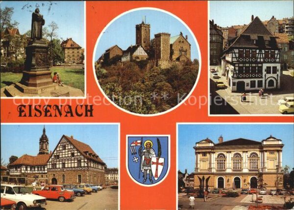 Eisenach Thueringen Wartburg Lutherhaus Residenzhaus Landes