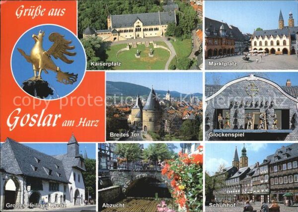 Goslar Fliegeraufnahme Kaiserplatz Breites-Tor