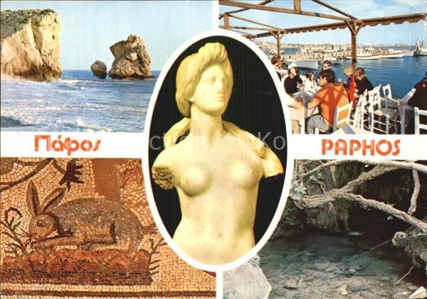 Paphos Birthplace of Venus Harbour Mosaik