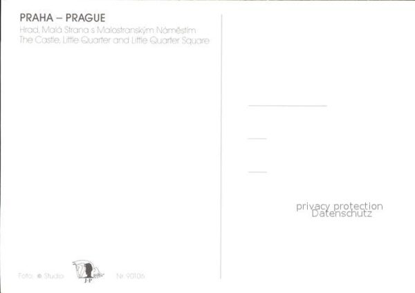 Praha Prahy Prague Fliegeraufnahme Stadtzentrum mit Burg – Bild 2