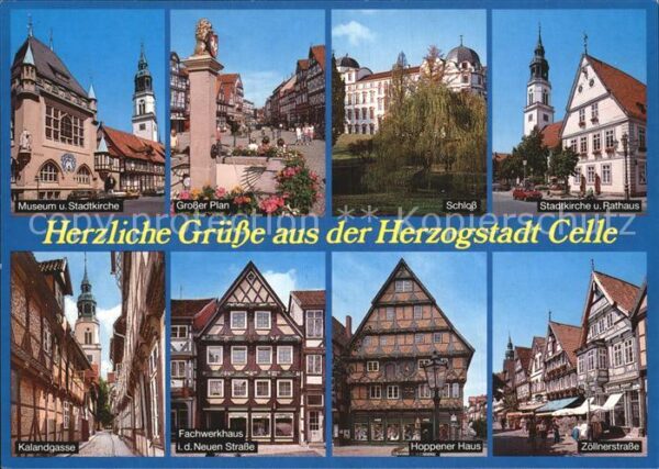 Celle Niedersachsen Museum Großer-Plan Schloß Hoppener-Haus
