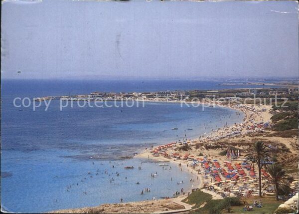 Ayia Napa Agia Napa Fliegeraufnahme Tofinis Hotel Apartemen