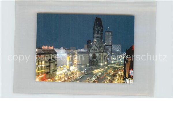 Berlin Kurfürstendamm und Kaiser-Wilhelm-Gedäc