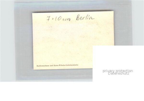 Berlin Kurfürstendamm und Kaiser-Wilhelm-Gedäc – Bild 2