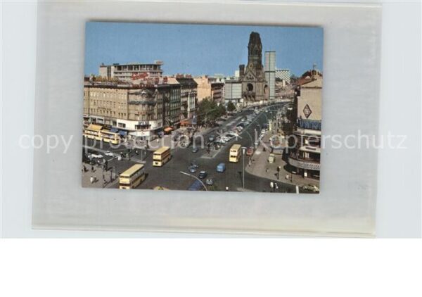 Berlin Kurfürstendamm und Kaiser-Wilhelm-Gedäc