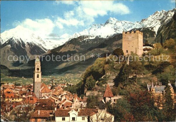 Merano Meran Panorama Castello