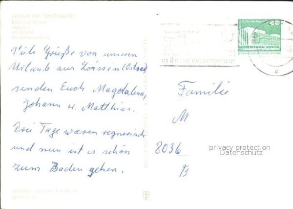 Loissin Pommern Strand Zeltplatz Bungalowsiedlung – Bild 2