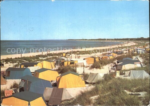 Prerow Ostseebad Strand Zeltplatz
