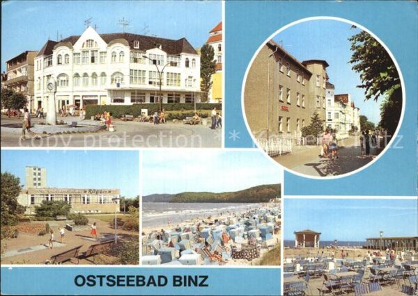 Binz Ruegen Kaufhaus Promenade FDGB Erholungsheim R
