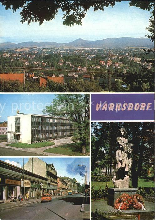 Varnsdorf Pohled na mesto od severu Klub n p Velv