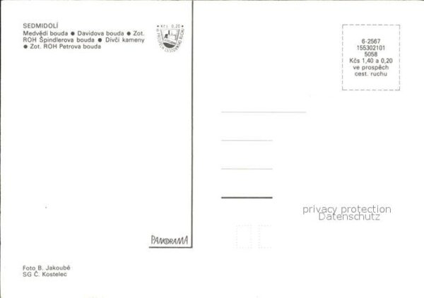 Krkonose Medvedi bouda Davidova bouda Zot ROH Sp – Bild 2