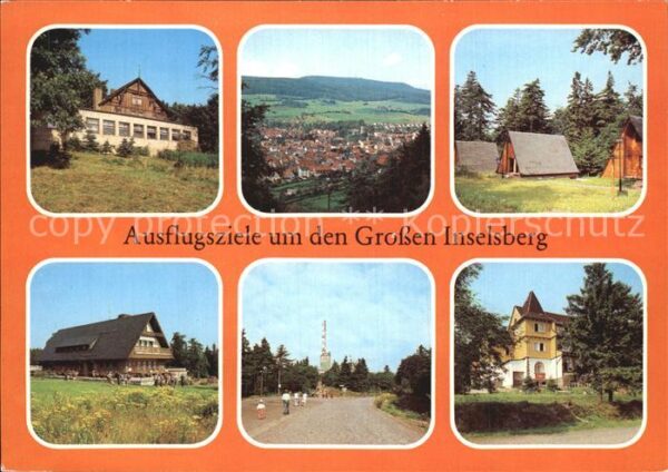 Grosser Inselsberg Gaststätte Fuchsbau Panorama Wanderhütt