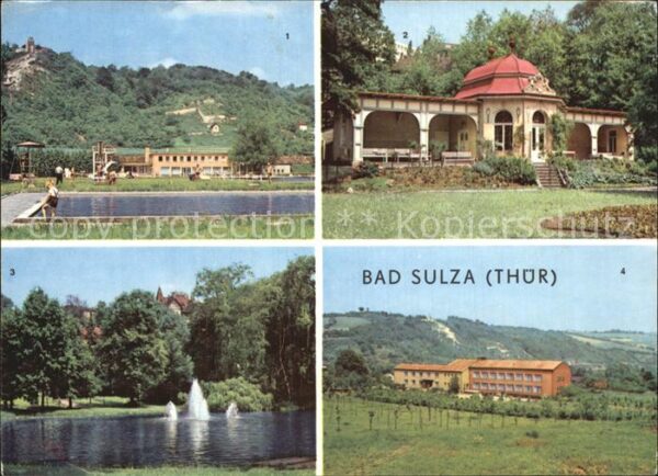 Bad Sulza Schwimmbad Trinkhalle Kurpark Neues Bad