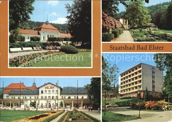 Bad Elster Badehaus HO Badecafe Badeplatz Klinik f