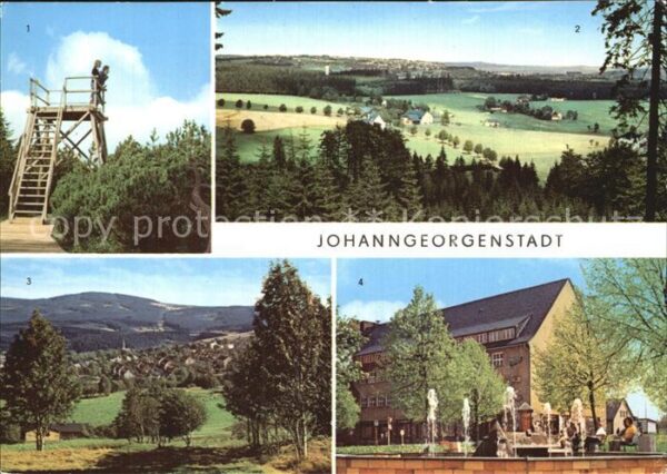 Johanngeorgenstadt Aussichtsturm Oberjugel Mittelstadt Bla