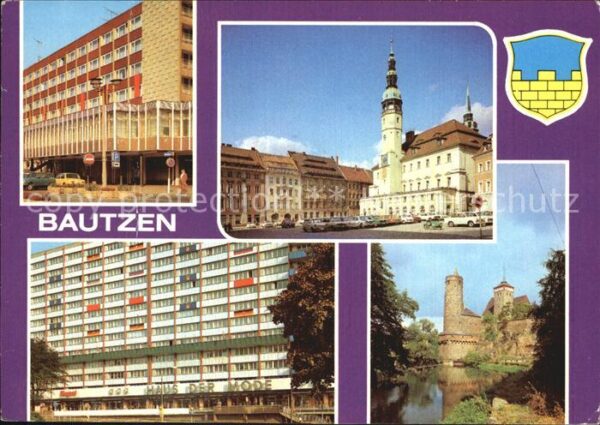 Bautzen HO Cafe Lubin Markt und Rathaus Haos de