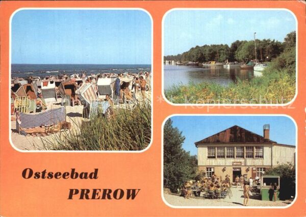 Prerow Ostseebad Strand Seglerhafen HO Milchbar am Dünen