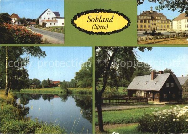 Sohland Spree Teilansicht Polytech Oberschule Stausee