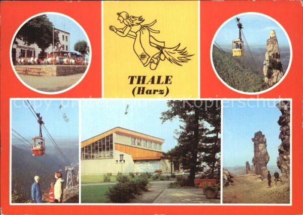 Thale Harz Hexentanzplatz Personenschwebebahn Berg