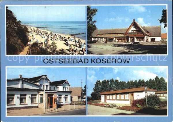 Koserow Ostseebad Usedom Strand Forstferienobjekt Damerow FDGB F