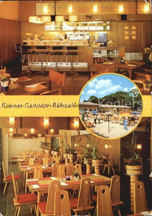 Berlin Konsum Gaststätte Rübezahl Gastraum Bar