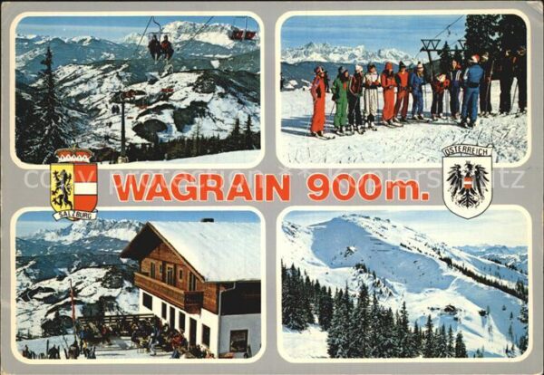 Wagrain Salzburg Sessellift Skikurs Hotelterrasse Panora