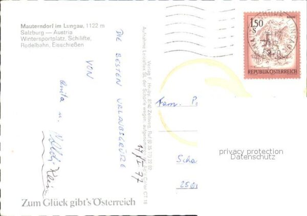 Mauterndorf mit Speiereck Skilift Abfahrt – Bild 2