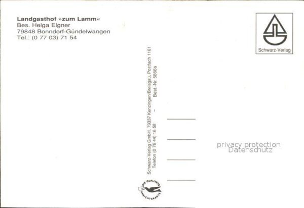 Guendelwangen Landgasthof zum Lamm – Bild 2