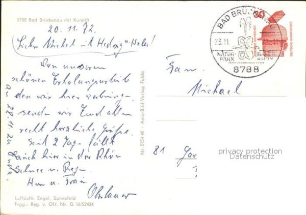 Bad Brueckenau mit Kurstift Fliegeraufnahme – Bild 2