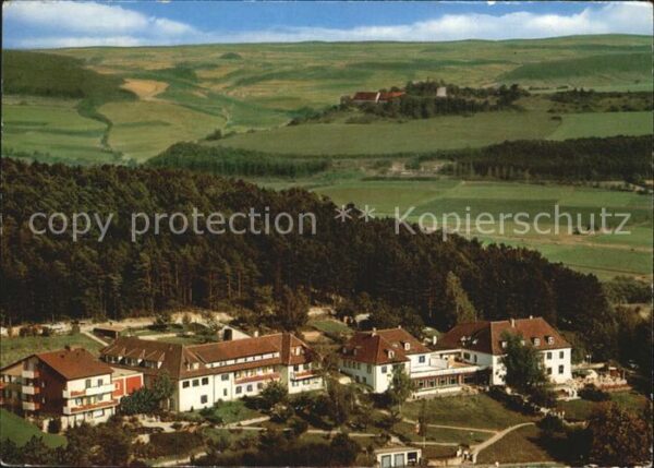 Bad Mergentheim Kursanatorium am Hexenkreuz Fliegeraufn