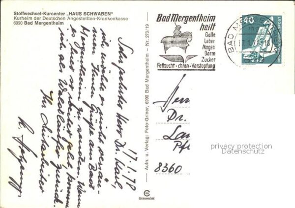 Bad Mergentheim Kurcenter Haus Schwaben – Bild 2