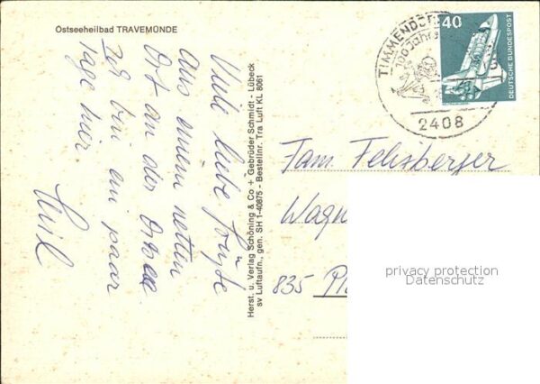 Travemuende Ostseebad Fliegeraufnahme – Bild 2