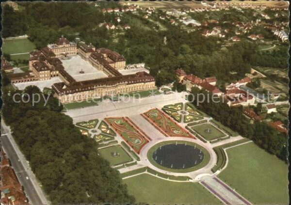 Ludwigsburg Wuerttemberg Schloss Ludwigsburg mit Gartenschau Blü