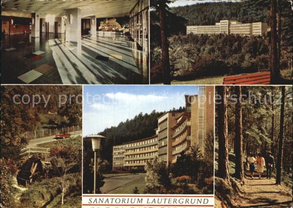 Schwabthal Sanatorium Lautergrund Halle Wasserrad