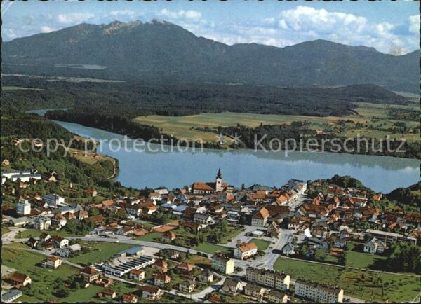 Voelkermarkt am Stausee Fliegeraufnahme