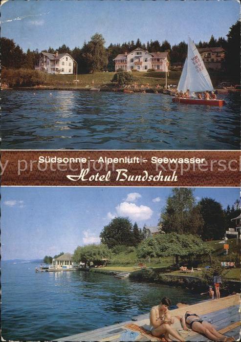 Velden Woerthersee Hotel Bundschuh Strand Segelpartie