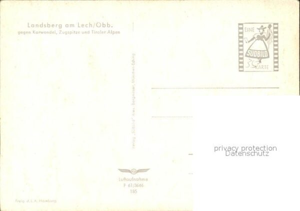 Landsberg Lech mit Karwendel Zugspitze und Tiroler Alp – Bild 2