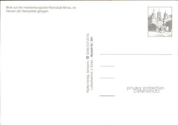 Mirow Fliegeraufnahme – Bild 2