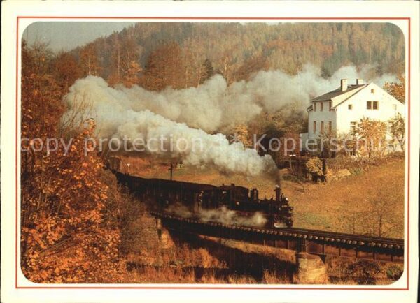 Joehstadt Schmalspurbahn im Pressnitztal