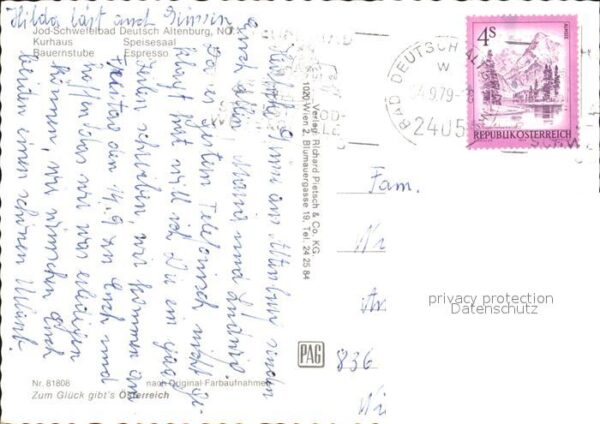 Bad Deutsch-Altenburg Kurhaus Bauernstube Speisesaal Espresso – Bild 2