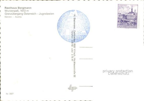 Wurzenpass Rasthaus Bergmann – Bild 2