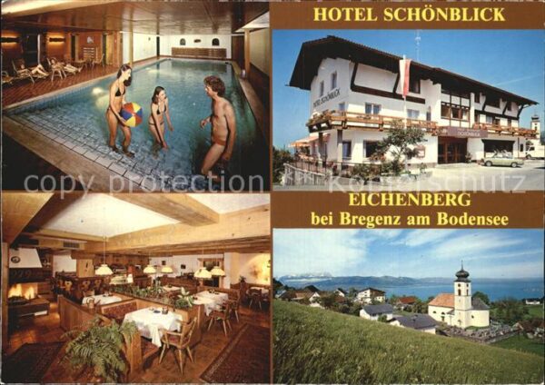 Eichenberg Vorarlberg Hotel Schönblick Hallenbad Gastraum Kir