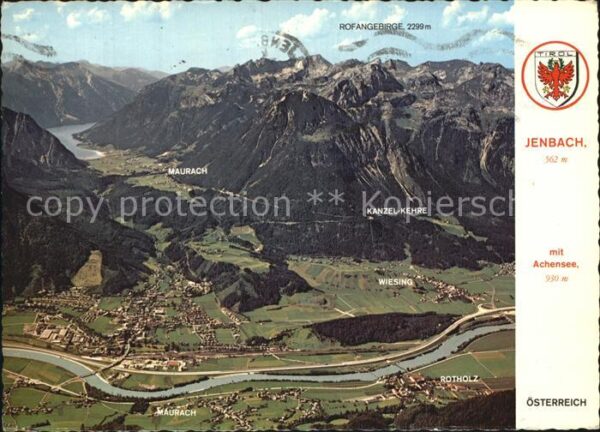 Jenbach Tirol am Achensee mit Maurach Wiesing Rotholz