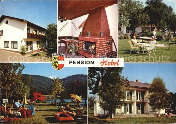St Kanzian Klopeiner See Pension Hobel Kaminzimmer Seeblick Gart