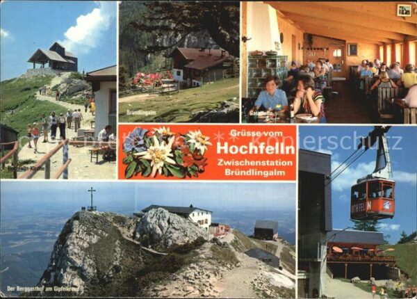 Hochfelln Bergen Kirche Bründlingalm Berggasthof am Gipf