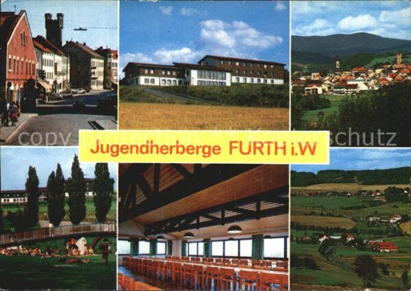 Furth Wald Jugendherberge Stadtblick Liegewiese Sp