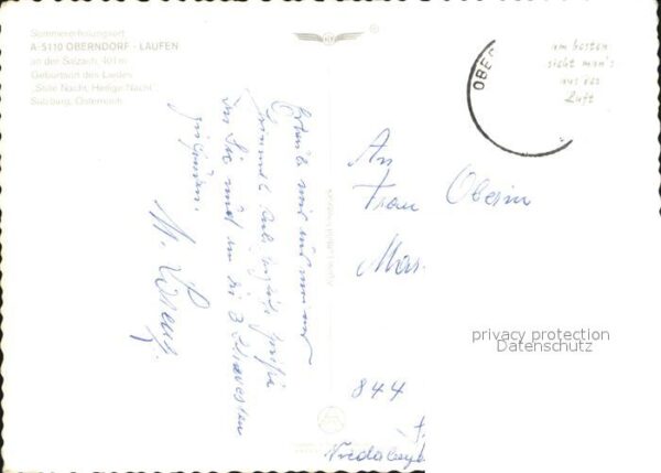 Oberndorf Salzburg Salzach Fliegeraufnahme – Bild 2