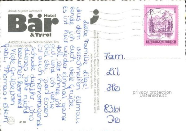 Ellmau Tirol Hotel Bär und Tyrol – Bild 2