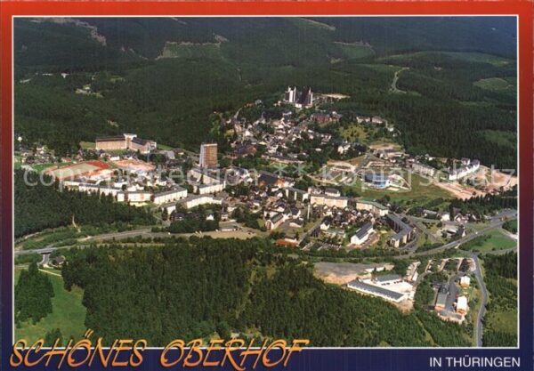 Oberhof Thueringen Fliegeraufnahme