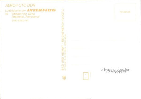 Oberhof Thueringen Interhotel Panorama Fliegeraufnahme – Bild 2